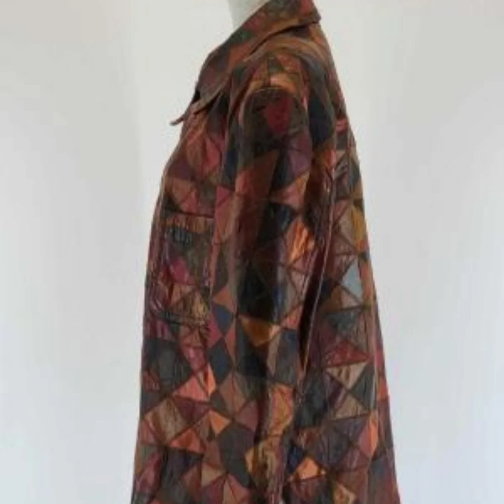 Gordon & Ferguson Co. Field and Stream leather patchwork vintage jacket - Picture 6 of 14